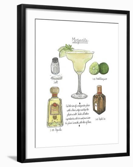 Classic Cocktail - Margarita-Naomi McCavitt-Framed Art Print