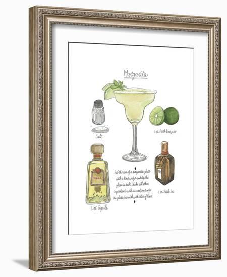 Classic Cocktail - Margarita-Naomi McCavitt-Framed Art Print