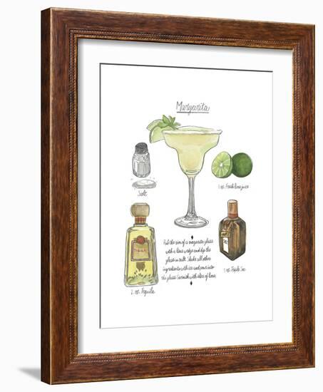 Classic Cocktail - Margarita-Naomi McCavitt-Framed Art Print