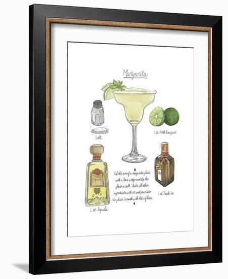 Classic Cocktail - Margarita-Naomi McCavitt-Framed Art Print