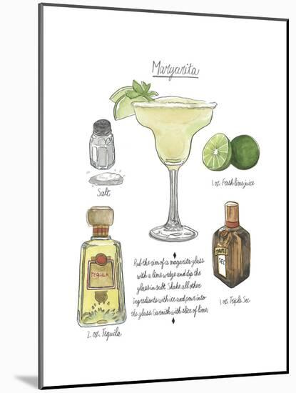 Classic Cocktail - Margarita-Naomi McCavitt-Mounted Art Print