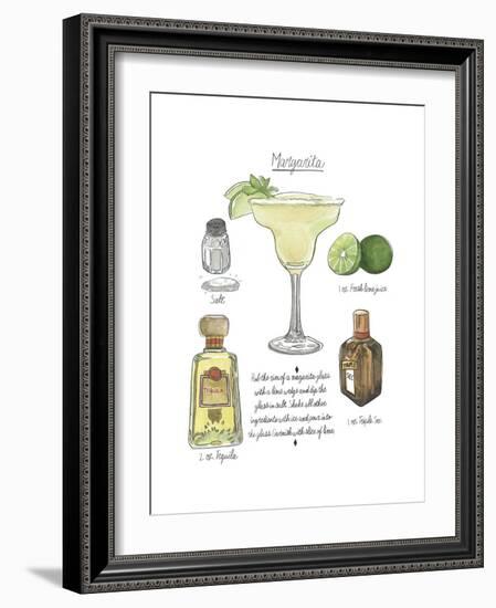 Classic Cocktail - Margarita-Naomi McCavitt-Framed Art Print