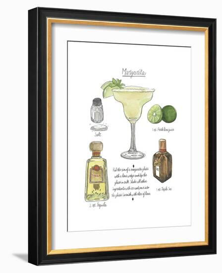 Classic Cocktail - Margarita-Naomi McCavitt-Framed Art Print