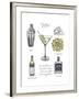 Classic Cocktail - Martini-Naomi McCavitt-Framed Art Print