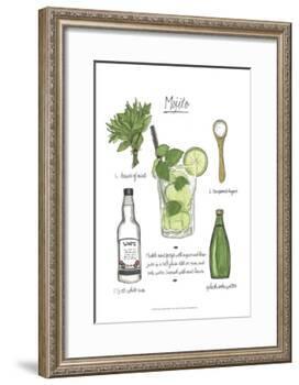Classic Cocktail - Mojito-Naomi McCavitt-Framed Art Print