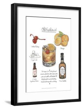 Classic Cocktail - Old Fashioned-Naomi McCavitt-Framed Art Print
