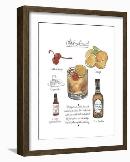 Classic Cocktail - Old Fashioned-Naomi McCavitt-Framed Premium Giclee Print