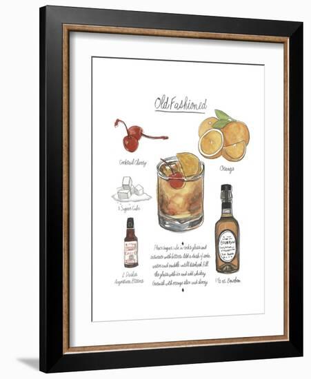 Classic Cocktail - Old Fashioned-Naomi McCavitt-Framed Premium Giclee Print