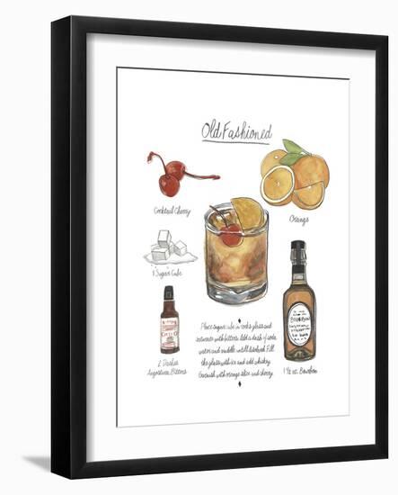 Classic Cocktail - Old Fashioned-Naomi McCavitt-Framed Premium Giclee Print