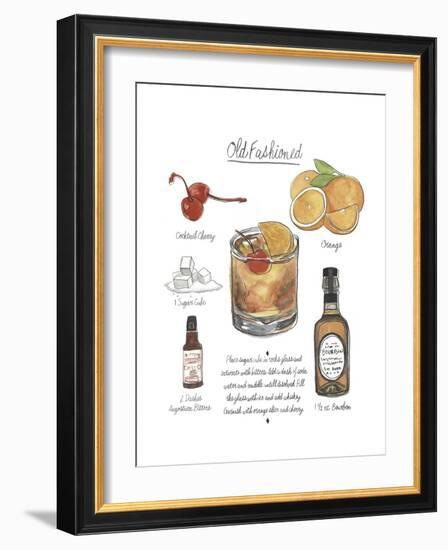 Classic Cocktail - Old Fashioned-Naomi McCavitt-Framed Premium Giclee Print