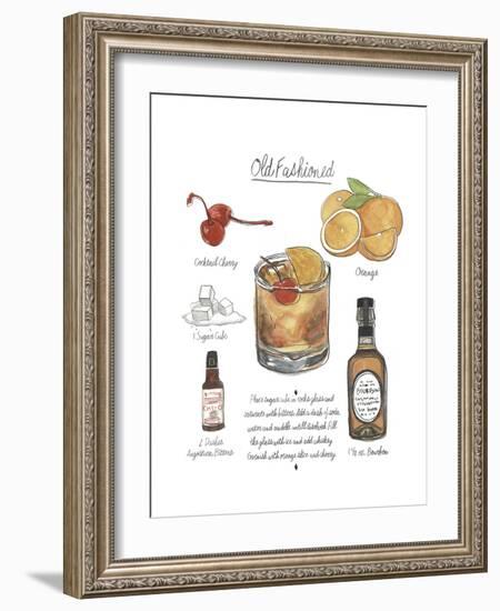 Classic Cocktail - Old Fashioned-Naomi McCavitt-Framed Art Print