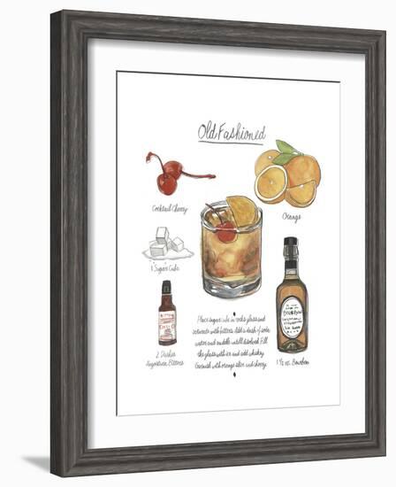 Classic Cocktail - Old Fashioned-Naomi McCavitt-Framed Art Print