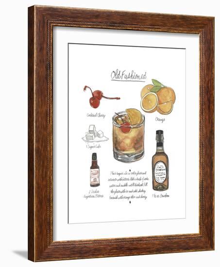 Classic Cocktail - Old Fashioned-Naomi McCavitt-Framed Art Print