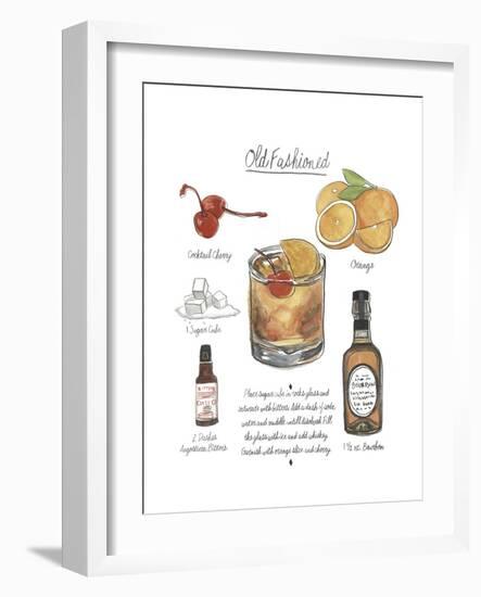 Classic Cocktail - Old Fashioned-Naomi McCavitt-Framed Art Print