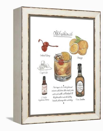 Classic Cocktail - Old Fashioned-Naomi McCavitt-Framed Stretched Canvas