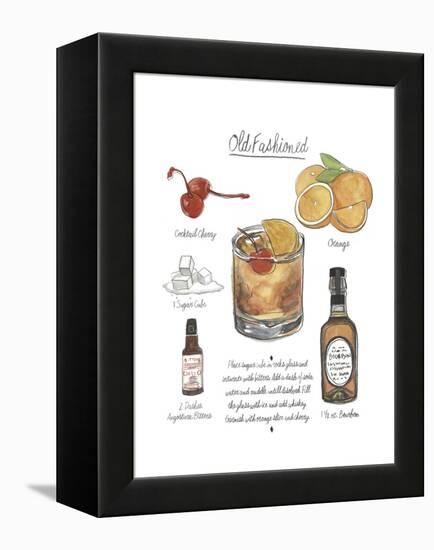 Classic Cocktail - Old Fashioned-Naomi McCavitt-Framed Stretched Canvas