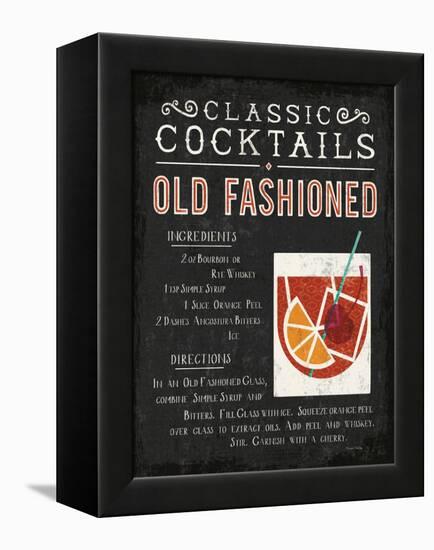 Classic Cocktail Old Fashioned-Michael Mullan-Framed Stretched Canvas