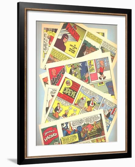 Classic Comic Books-null-Framed Art Print