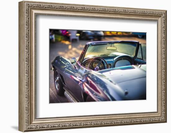 Classic Corvette Ready for a Cruise-George Oze-Framed Photographic Print