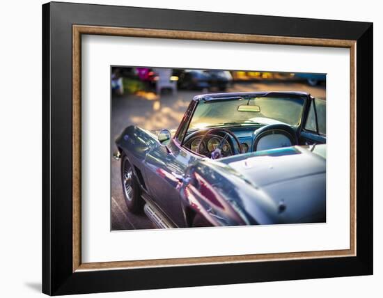 Classic Corvette Ready for a Cruise-George Oze-Framed Photographic Print