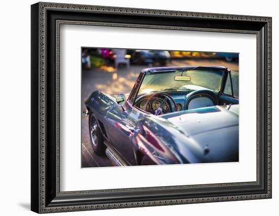 Classic Corvette Ready for a Cruise-George Oze-Framed Photographic Print