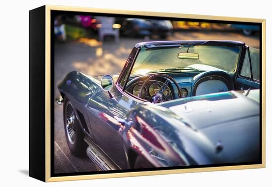 Classic Corvette Ready for a Cruise-George Oze-Framed Premier Image Canvas