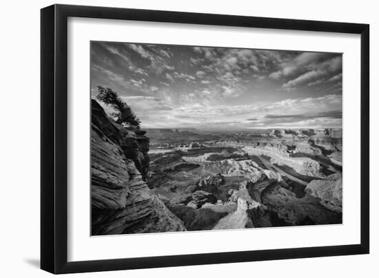 Classic Dead Horse Point in Black and White, Moab Utah-null-Framed Photographic Print