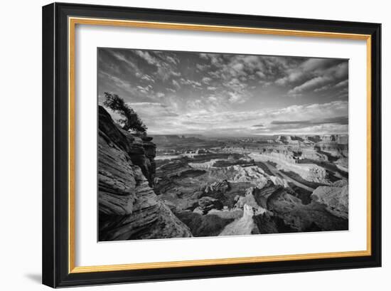 Classic Dead Horse Point in Black and White, Moab Utah-null-Framed Photographic Print