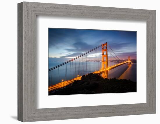 Classic Good Morning View Golden Gate Bridge San Francisco-Vincent James-Framed Photographic Print