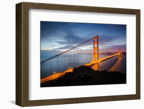 Classic Good Morning View Golden Gate Bridge San Francisco-Vincent James-Framed Photographic Print