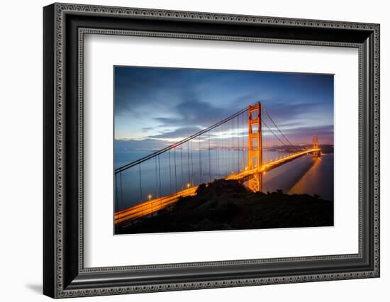 Classic Good Morning View Golden Gate Bridge San Francisco-Vincent James-Framed Photographic Print