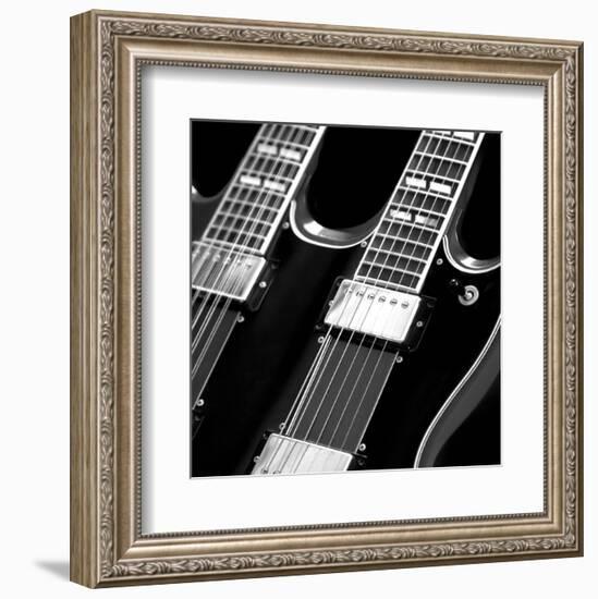 Classic Guitar Detail I-Richard James-Framed Art Print