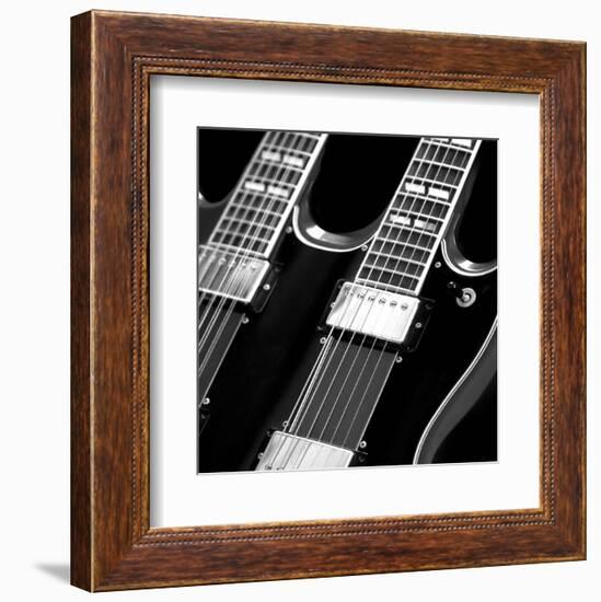 Classic Guitar Detail I-Richard James-Framed Art Print