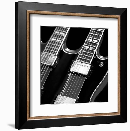 Classic Guitar Detail I-Richard James-Framed Art Print