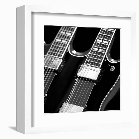 Classic Guitar Detail I-Richard James-Framed Art Print