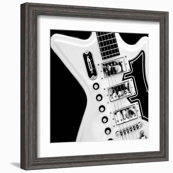 Classic Guitar Detail II-Richard James-Framed Art Print