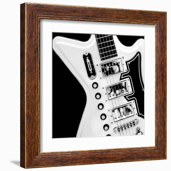 Classic Guitar Detail II-Richard James-Framed Art Print