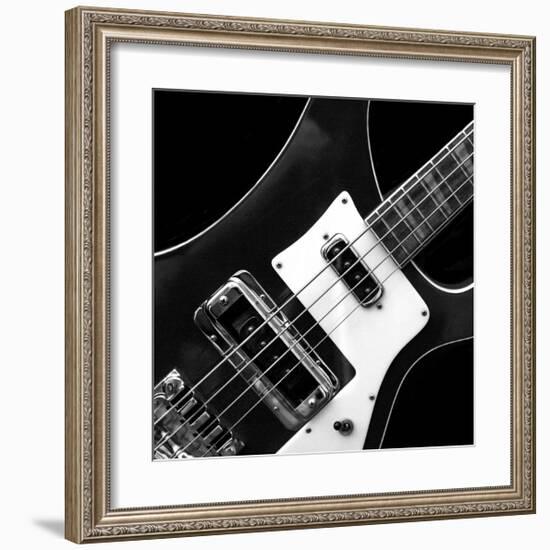 Classic Guitar Detail III-Richard James-Framed Giclee Print