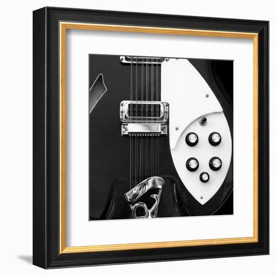 Classic Guitar Detail IV-Richard James-Framed Art Print