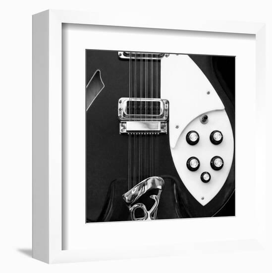 Classic Guitar Detail IV-Richard James-Framed Art Print