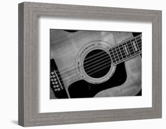 Classic Guitar Detail IX-Richard James-Framed Giclee Print