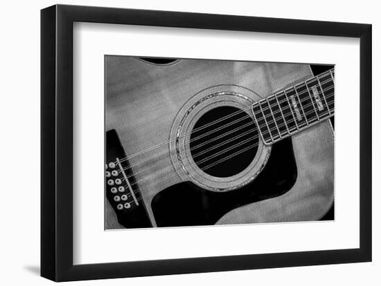 Classic Guitar Detail IX-Richard James-Framed Art Print