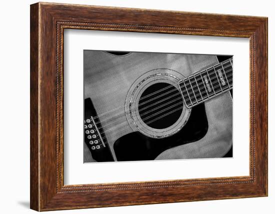 Classic Guitar Detail IX-Richard James-Framed Art Print