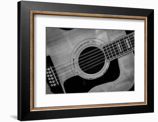 Classic Guitar Detail IX-Richard James-Framed Art Print