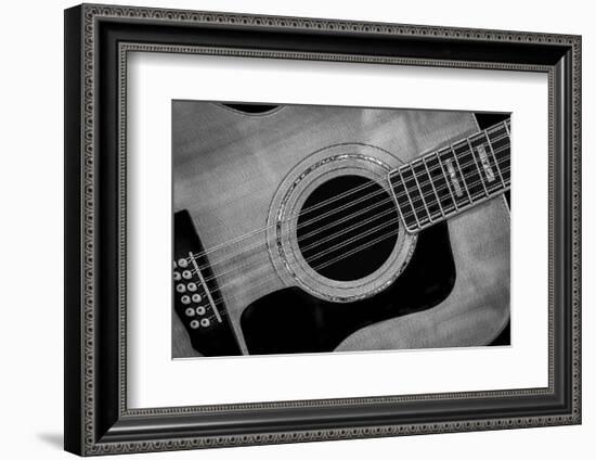 Classic Guitar Detail IX-Richard James-Framed Art Print