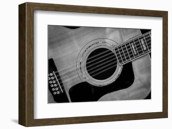 Classic Guitar Detail IX-Richard James-Framed Art Print