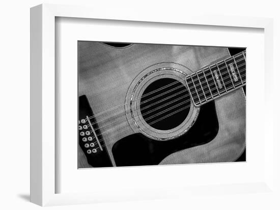 Classic Guitar Detail IX-Richard James-Framed Art Print