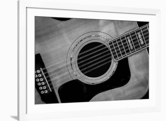 Classic Guitar Detail IX-Richard James-Framed Art Print