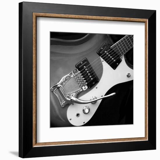 Classic Guitar Detail V-Richard James-Framed Art Print