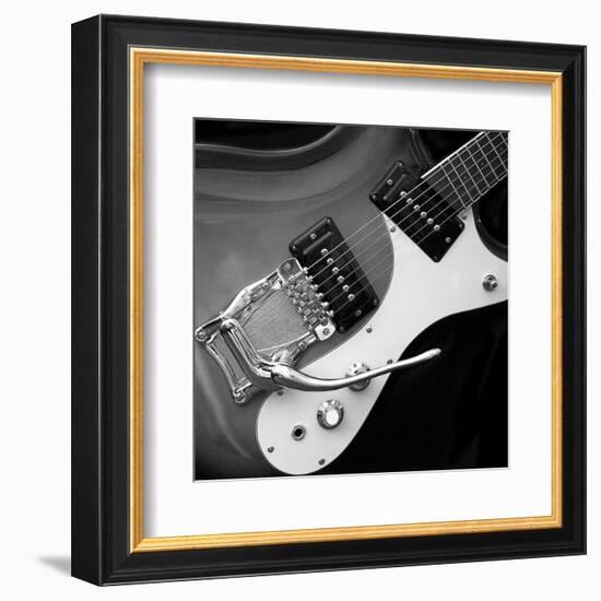 Classic Guitar Detail V-Richard James-Framed Art Print